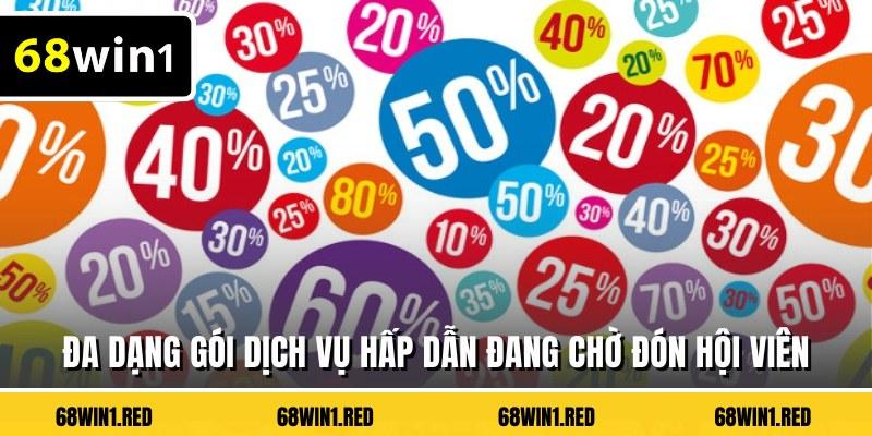 Đa dạng gói dịch vụ hấp dẫn đang chờ đón hội viên
